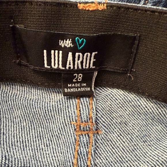 LuLaRoe Denim Jeans Size 28 - Picture 3 of 10